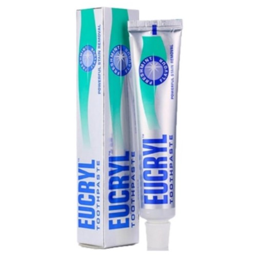 Kem Đánh Răng Bạc Hà Tẩy Trắng Eucryl Toothpaste 62g