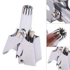 Dụng cụ cắt tỉa lông mũi bằng thép không gỉ lưỡi sắc bén hộp cao cấp, máy cắt lông mũi an toàn tiện lợi kèm cọ vệ sinh
