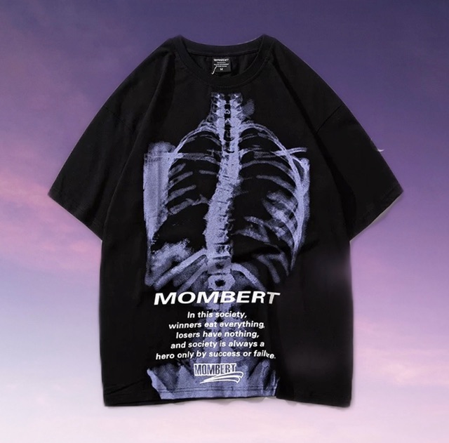 Áo pull hoạ tiết xương MOMBERT