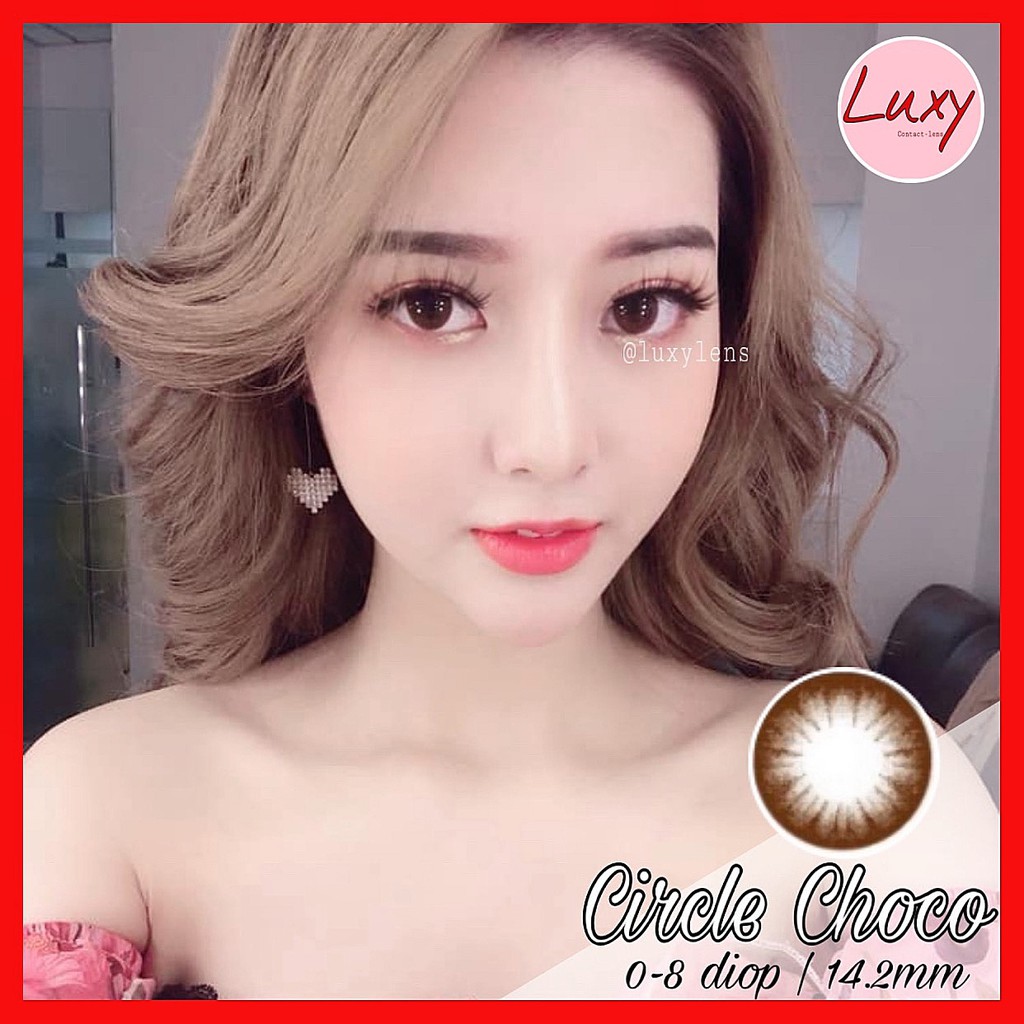 [Ảnh Thật] Lens Choco Mini Luxy Lens - Lens Hàn Siêu Chất Lượng - Có Bảo Hành