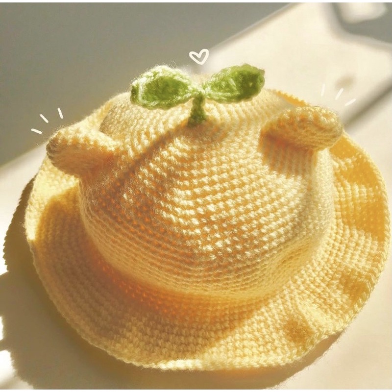 Mũ len vành 🍋🍋 [crochet🫐] xinh cho bé