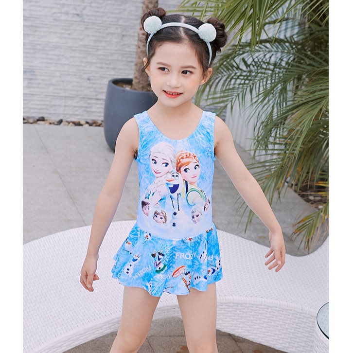 Bộ bơi bé gái-Elsa size 10-20kg