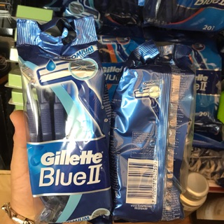 Dao cạo râu Gillette hai lưỡi du lịch 10 cái / gói
