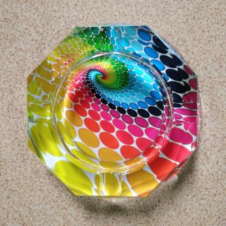 Gạt tàn thuốc pha lê hình 3D
