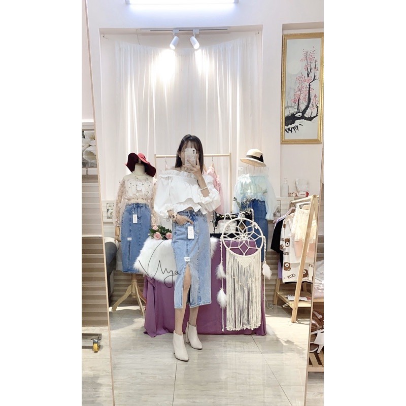 ( Ảnh thật ) Yếm Jean - váy Jean Ulzzang Sale cực chất Size S -M (hàng có sẵn)