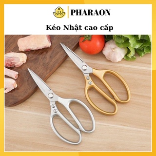 Kéo cắt gà nhật bản cắt thịt gà, vịt, kéo cắt đồ ăn đa năng làm từ thép không gỉ - pharaon