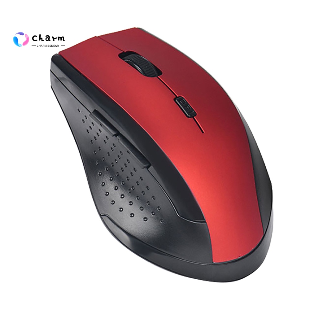 [CS] Stock PC Computer Laptop Ergonomic 6 Keys 3200DPI Optical 2.4GHz Wireless Gaming Mouse