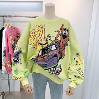 [SẴN] Áo nỉ sweater ScoobyDoo nỉ da cá