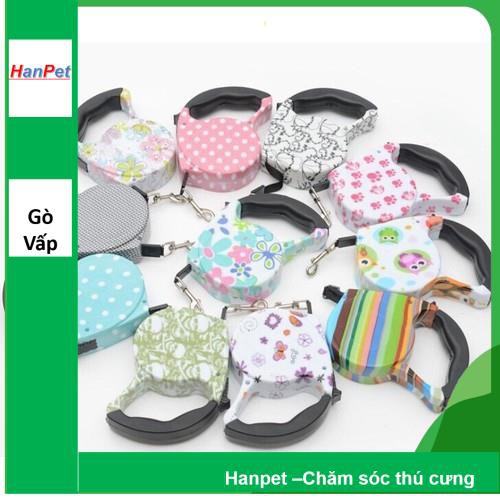 Hanpet.GV- 315 - Dây dắt chó 79k- Dây dắt tự động co rút tự động thu gọn (- 4711795)