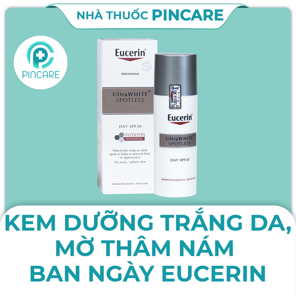 Kem dưỡng da ban ngày Eucerin UltraWHITE+ SPOTLESS SPF30 50ml trắng da giảm thâm nám - Hàng chính hãng-Nhà thuốc PinCare