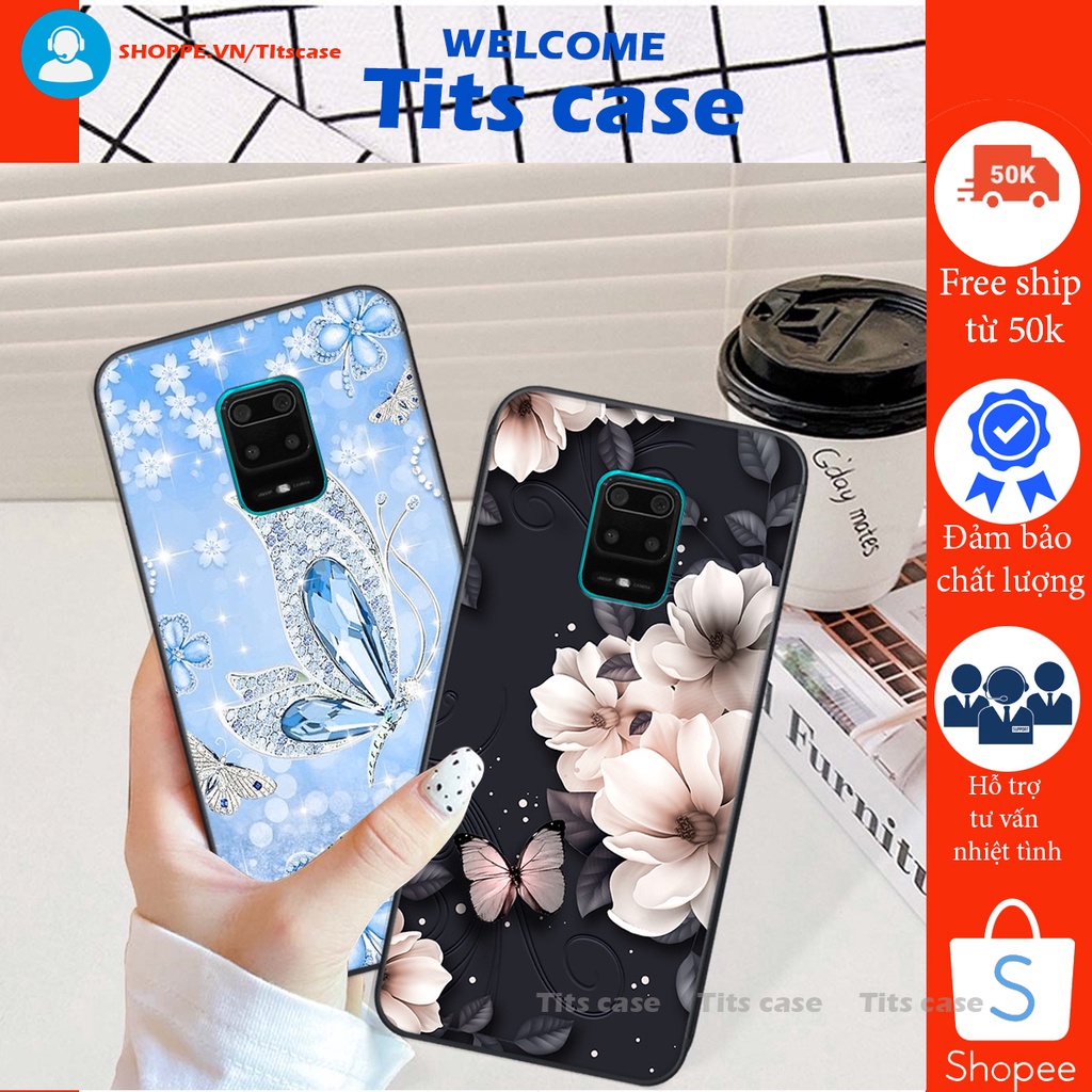 Ốp lưng  Xiaomi REDMI NOTE 8 in hình thiên nga,hoa may mắn, đặc sắc ĐỘC - LẠ - BỀN