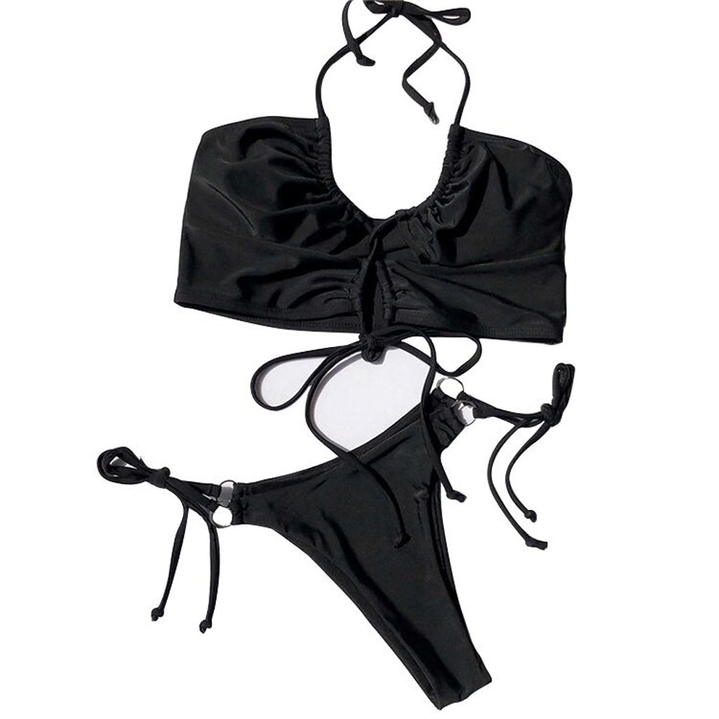 Bikini Cổ Chữ V Thiết Kế Xẻ Quyến Rũ | BigBuy360 - bigbuy360.vn