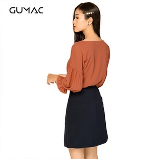 Chân váy nút bọc GUMAC CV07944_XDEN