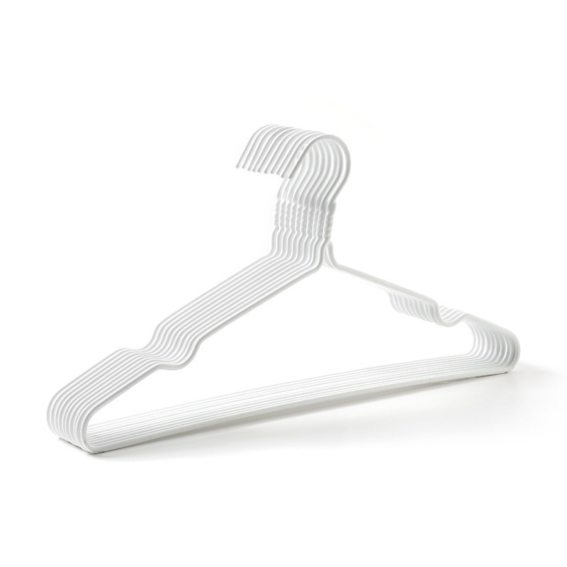 PVN45011 Set 10 móc treo quần áo nhôm bọc nhựa nhiều màu Giá Rẻ