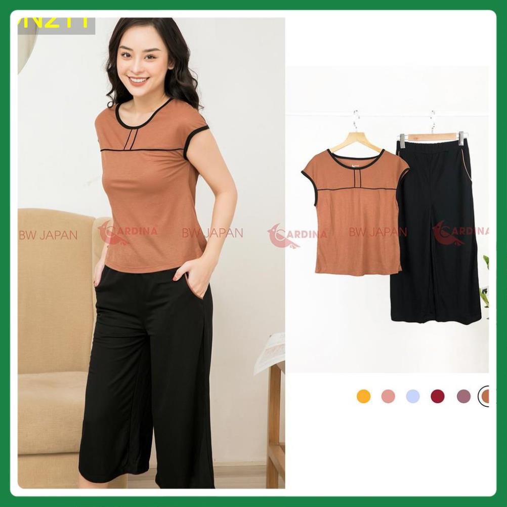 Bộ Lụa Đũi Lửng Cao Cấp CARDINA [BIG SALE - ĐẠI HẠ GIÁ]