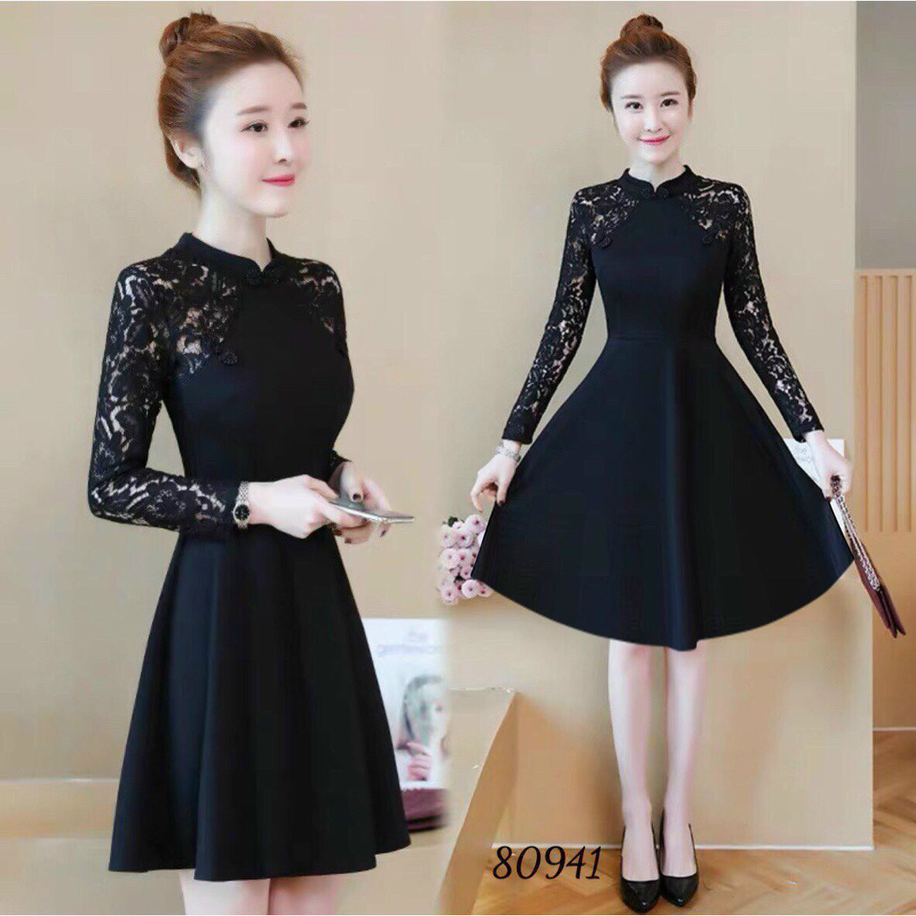 ĐẦM XÒE UMI PHỐI REN NỮ CỰC XINH DÀNH CHO CÁC NÀNG