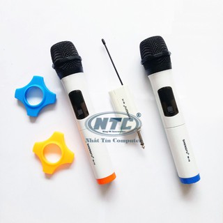 Bộ 2 micro không dây UHF Shengfu