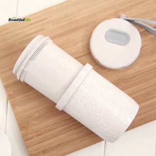 Cốc uống nước lúa mạch 300ml nhiều màu