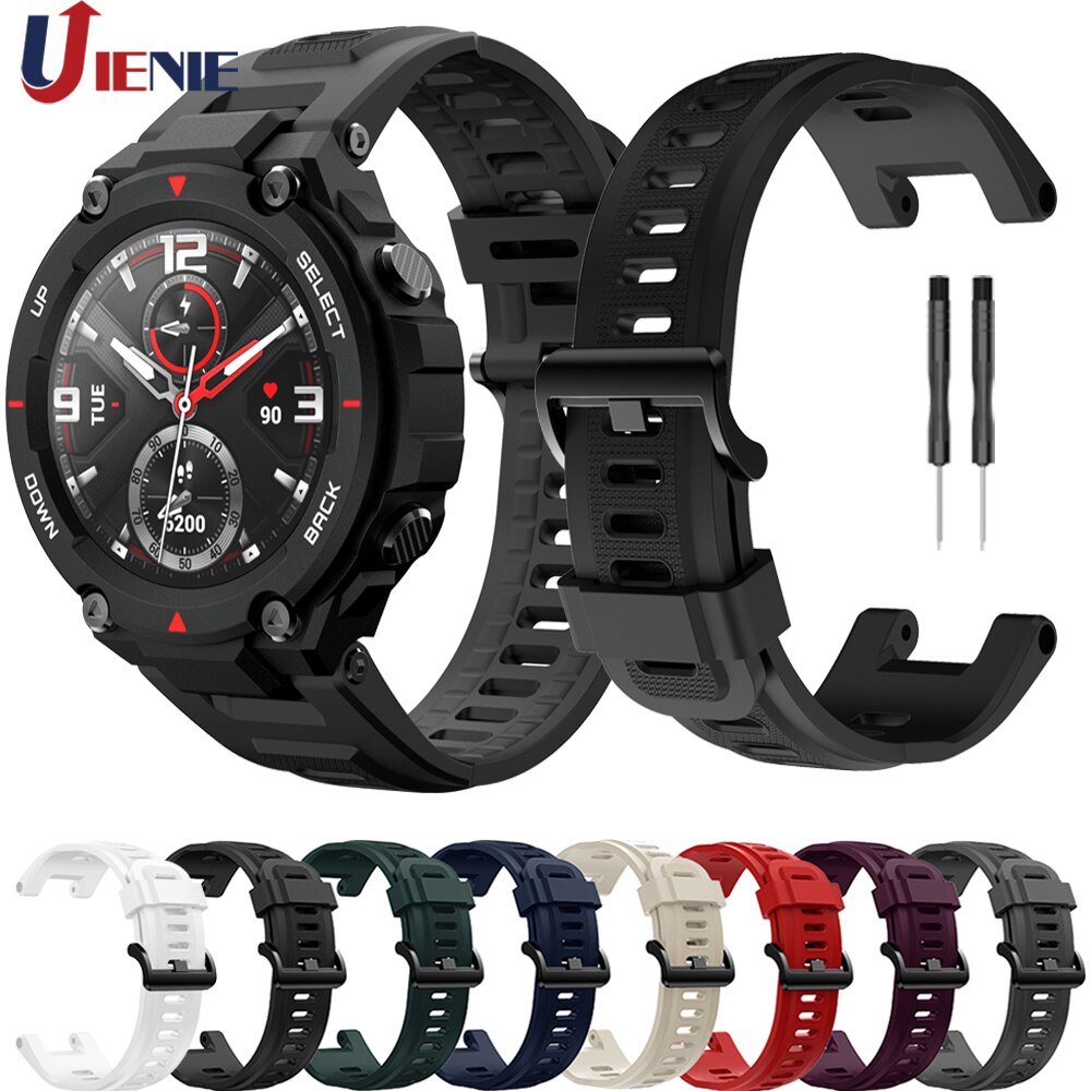 Dây đeo silicon thể thao chuyên dụng cho đồng hồ thông minh Xiaomi Huami Amazfit T-Rex