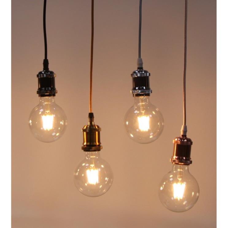 Dây Đèn Thả Cổ Điển, Bóng Đèn Tròn Edison G95 8W HL Lighting