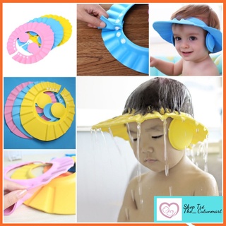 Mũ gội đầu chắn nước có bịt tai cho bé
