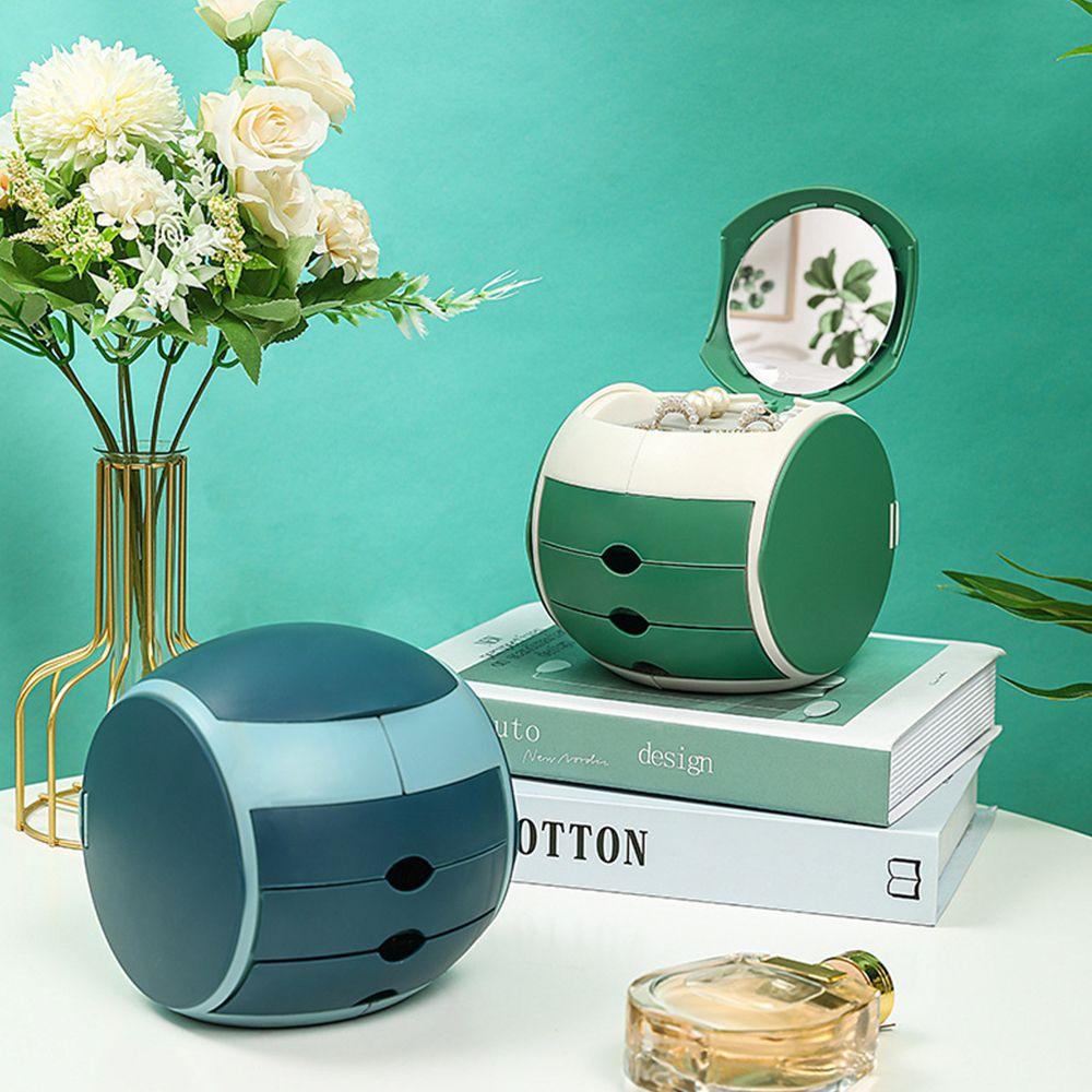 Hộp Đựng Trang Sức Dạng Ngăn Kéo Hình Quả Bóng Tròn Kiểu Dáng Đơn Giản Ốp