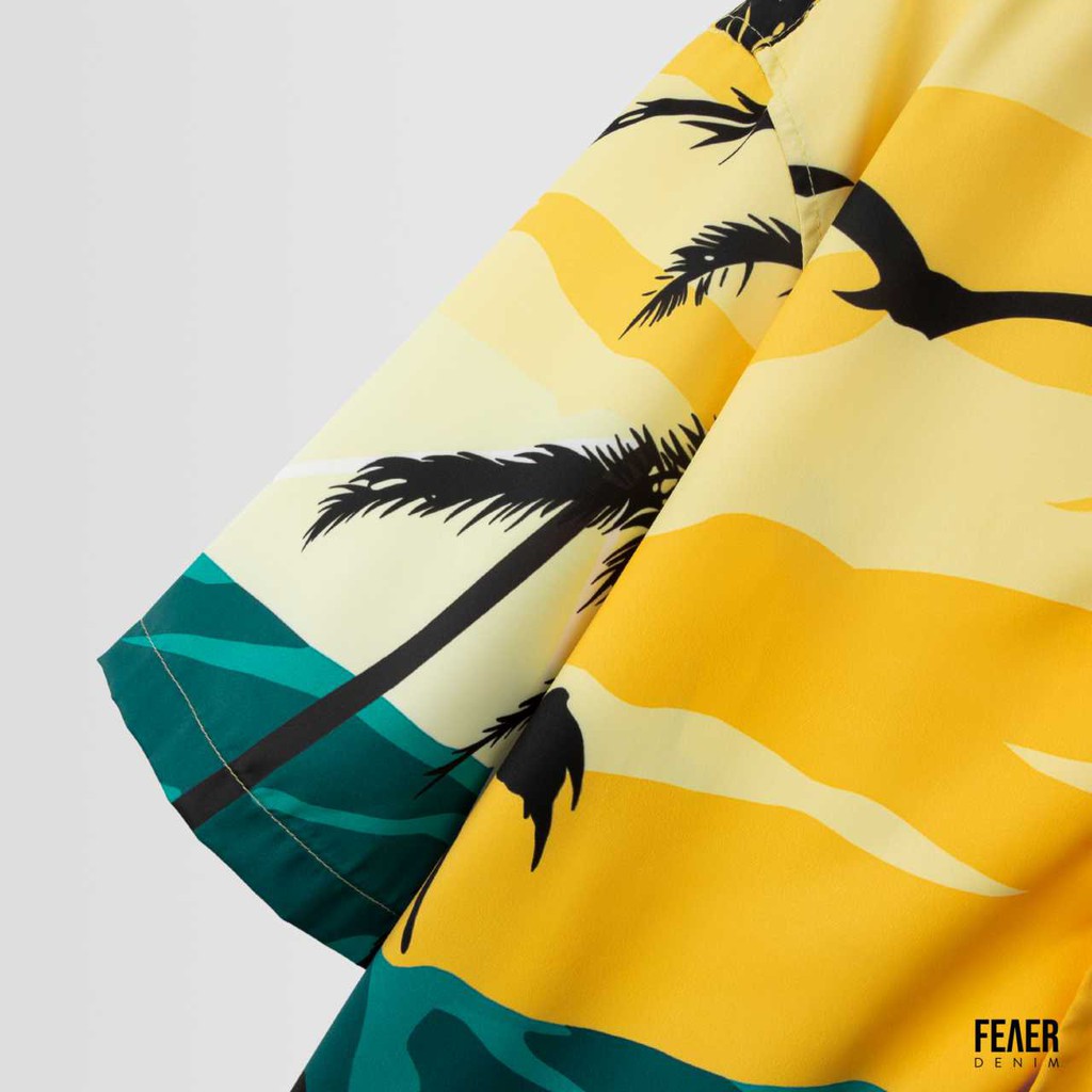 Áo sơ mi nam họa tiết Feaer DENIM chất lụa Beach Vibes | BigBuy360 - bigbuy360.vn