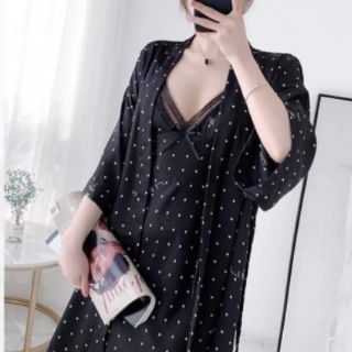 Combo váy ngủ chấm bi