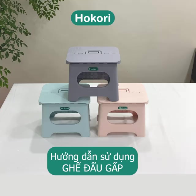 Ghế đẩu gấp gọn Hokori Nhựa Việt Nhật 2058-2059 | BigBuy360 - bigbuy360.vn