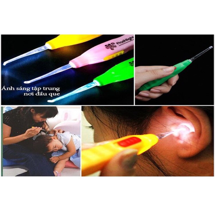 NGOÁY TAI CÓ ĐÈN CHO BÉ YÊU