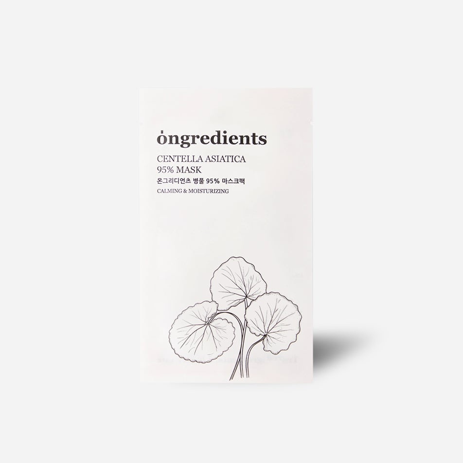 Mặt Nạ 95% Rau Má Làm Dịu Da ONGREDIENTS Centella Asiatica 95% Mask GomiMall