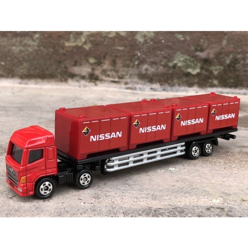 Xe mô hình Tomica Số 144 NISSAN Container Trailers