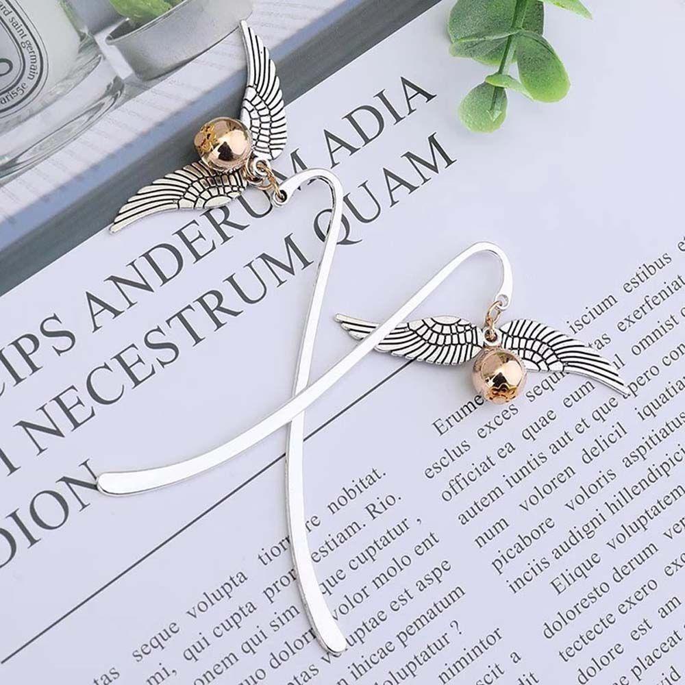 Augustina Deathly Hallows Đánh Dấu Trang Sổ Tay Bằng Kim Loại Phong Cách Retro
