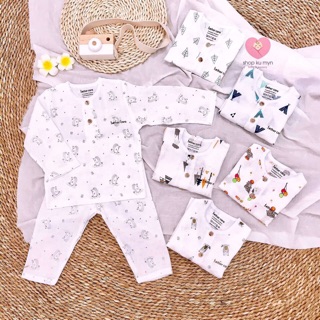 [Fathercare] Bộ xô cổ trụ hoạ tiết Father care