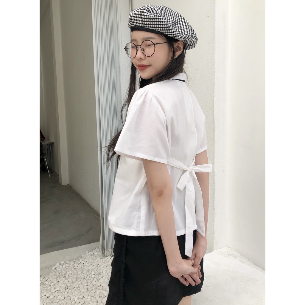 Áo sơ mi dáng A tay phồng - Cara shirt - SODA POP