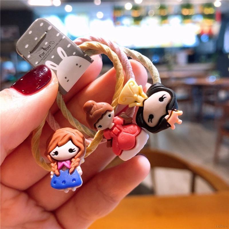 Dây Buộc Tóc Đính Hoa Và Trái Cây Cho Bé Gái