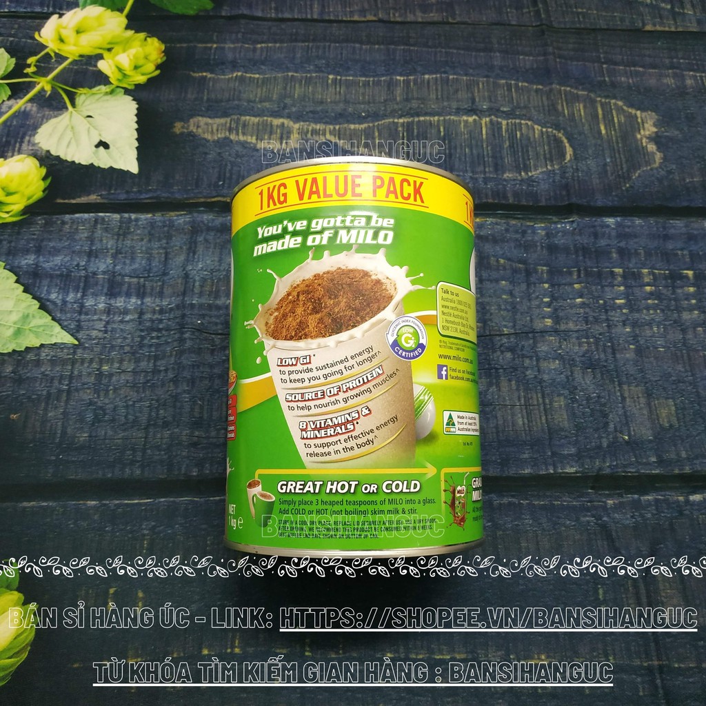 [XẢ KHO] Sữa Milo Nestlé, nội địa Úc -Tăng Sức Đề Kháng, Tăng Chiều Cao, Khỏe Mạnh cho cả gia đình