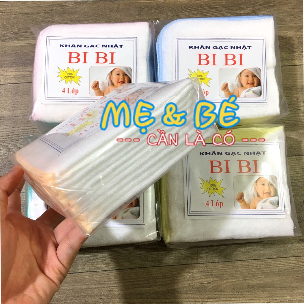 10 Cái Khăn Sữa Cho Bé Sơ Sinh 4 Lớp, Khăn Xô Mềm