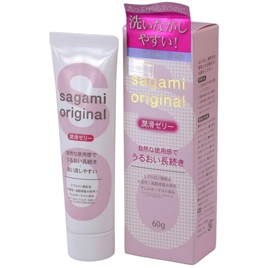 Gel bôi trơn Sagami Original 60g siêu mượt mà không gây dị ứng gốc nước dễ vệ sinh sau khi dùng
