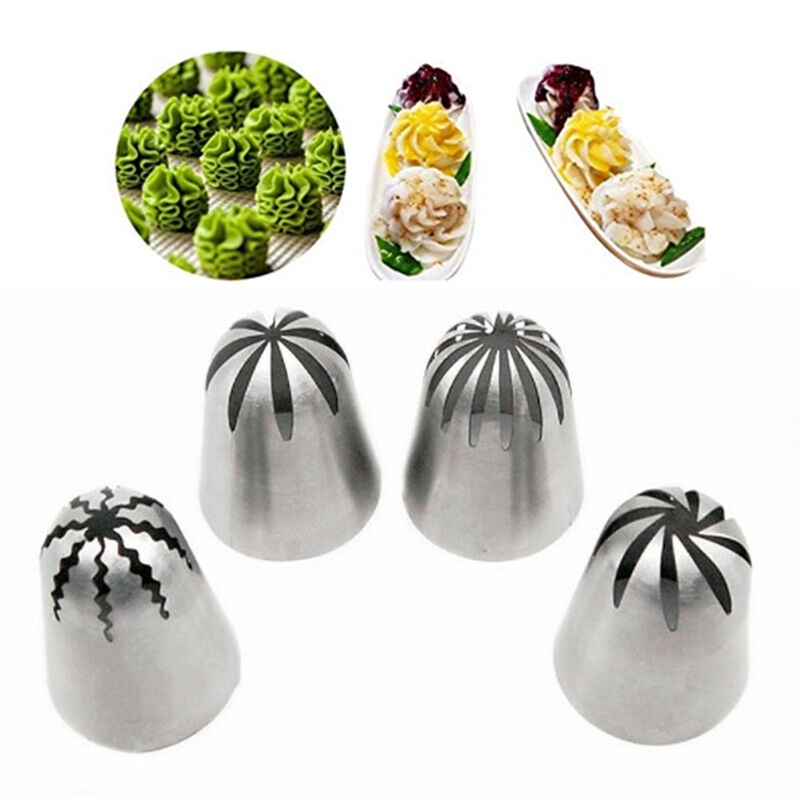 Đui bắt kem 904 cỡ lớn, Đuôi bắt bánh quy, chui trang trí bánh bằng thép không gỉ đúc liền khối dày dặn, cứng cáp