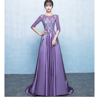Đầm body dạ hội tay lỡ kết hoa - trung niên .. .. :