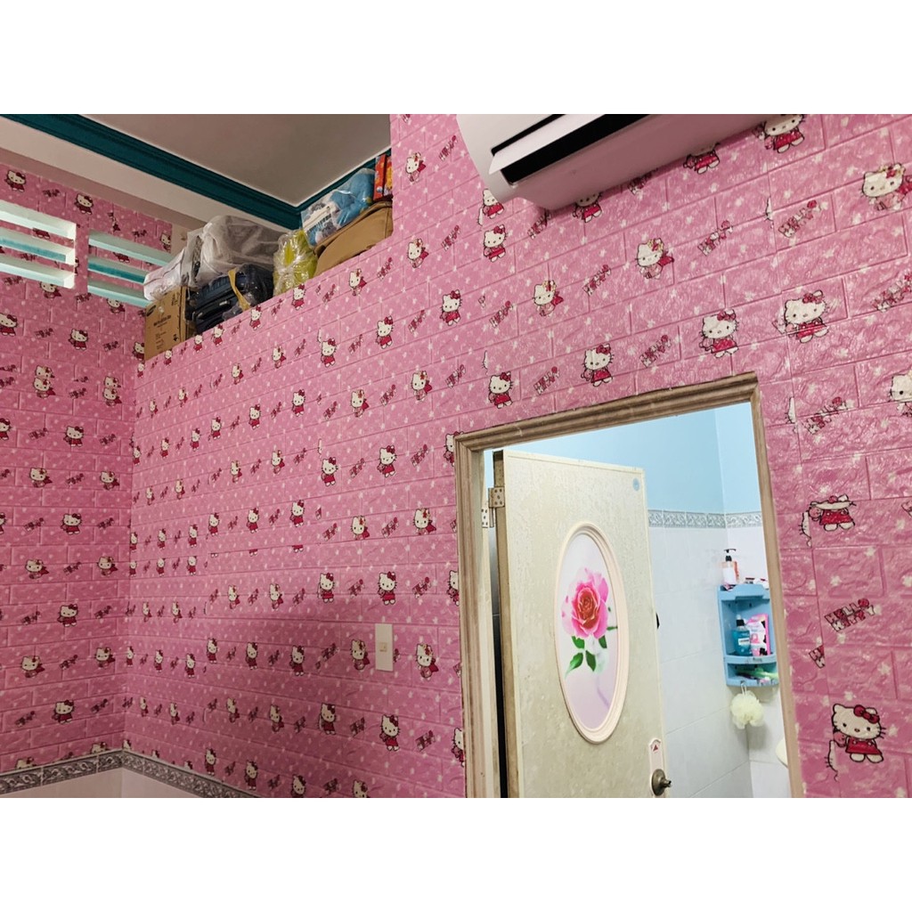 XỐP DÁN TƯỜNG HOẠT HÌNH 3D, HỌA TIẾT TRẺ EM 👍GIÁ HỦY DIỆT👍 Loại 1, Kích thước 70x77cm, Keo siêu bám dính | BigBuy360 - bigbuy360.vn