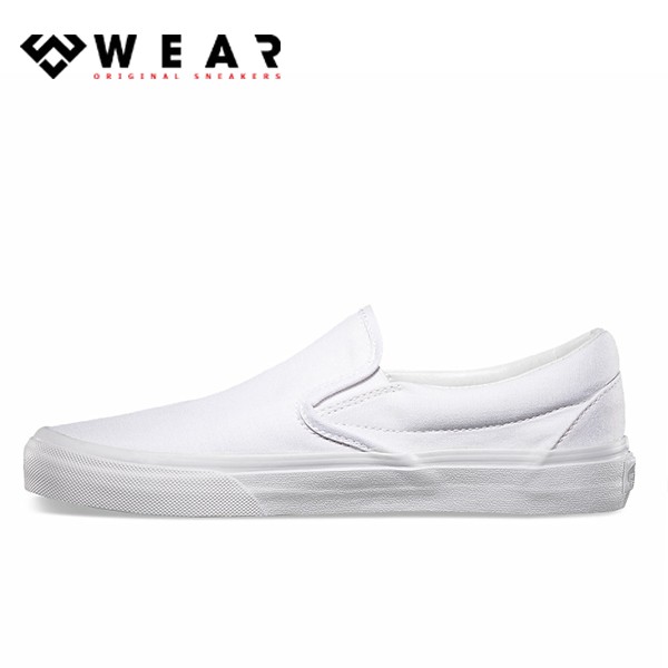 Giày Sneaker Unisex Vans Classic Slip-On All White - VN000EYEW00