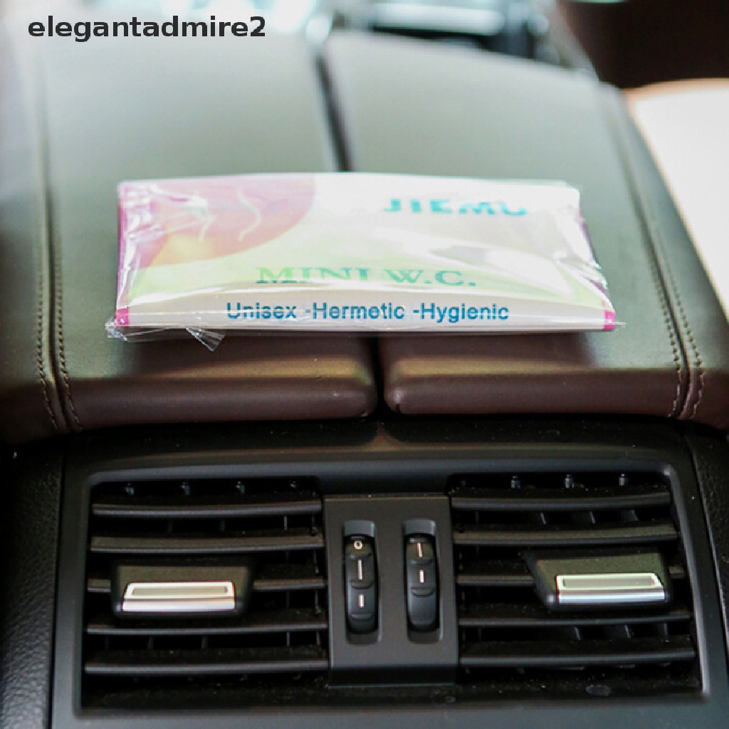 Set 4 Túi Đi Vệ Sinh Khẩn Cấp 700CC Màu Hồng Dùng Một Lần Cho Unisex