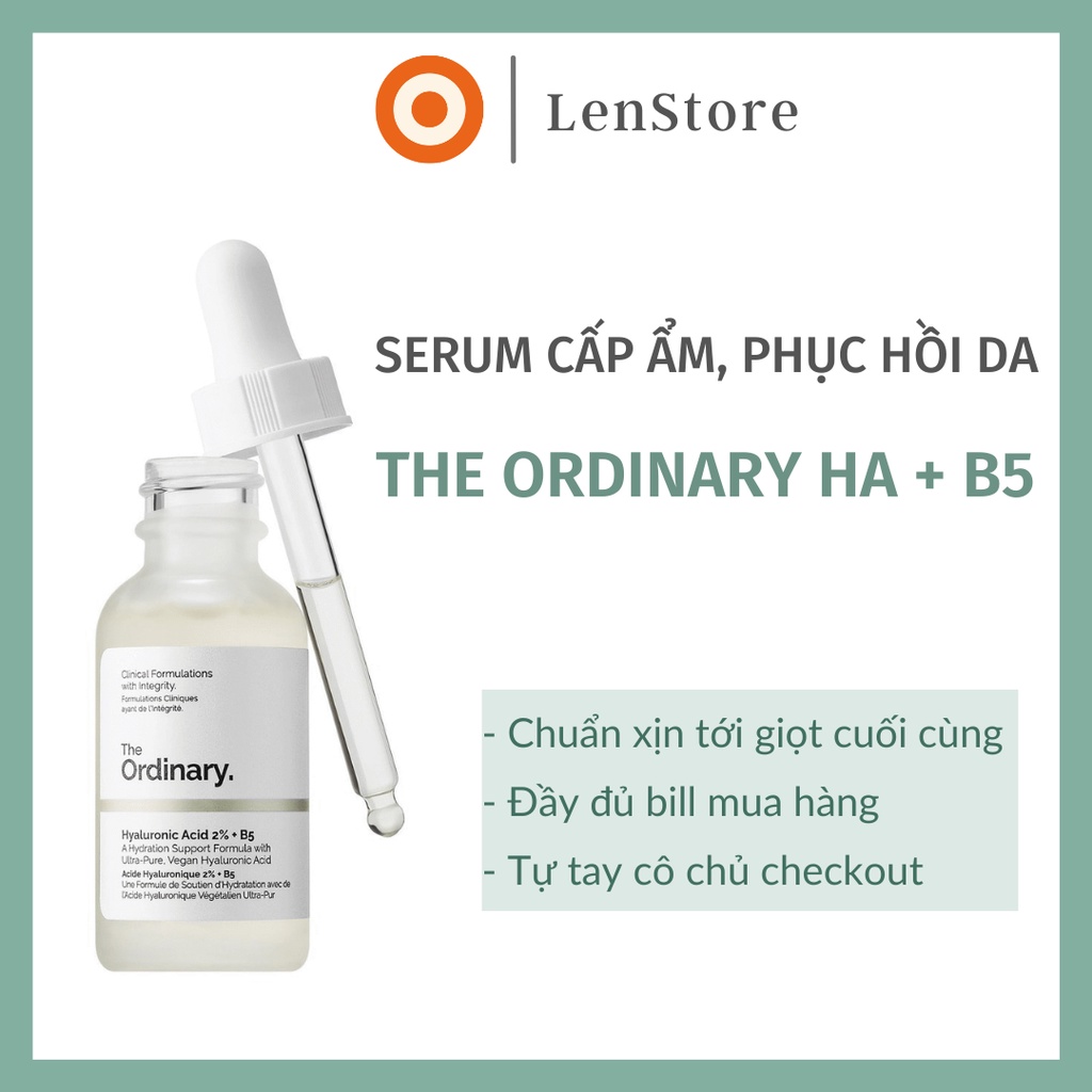 Serum phục hồi, cấp ẩm da - The Ordinary HA + B5