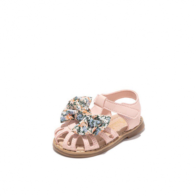 Sandal rọ tập đi cho bé gái nơ họa tiết dễ thương mã mới NOA2