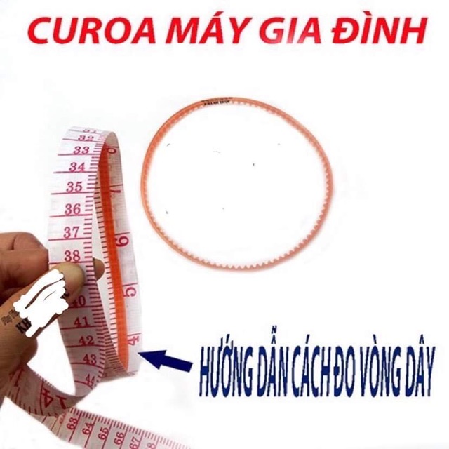 Dây curoa dùng cho máy gia đình hoặc máy vắt sổ gia đình, giá bán 1 dây