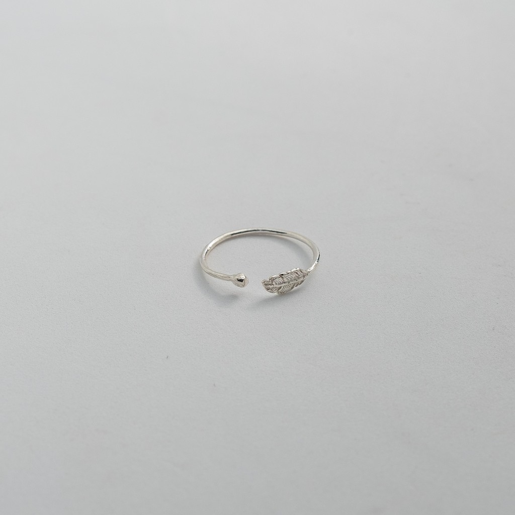 Nhẫn lá - silver