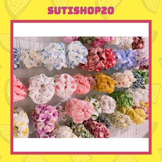 Dây Cột Tóc, Buộc Tóc Vải Scrunchies Dễ Thương Nhiều Màu