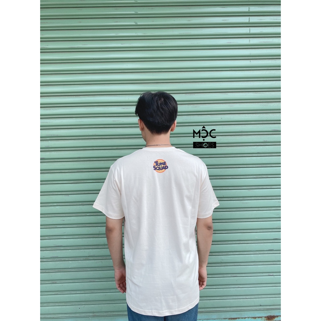 [CHÍNH HÃNG] Áo thun New Era Los Angeles Lakers in hình Thỏ Tune Squad màu Kem